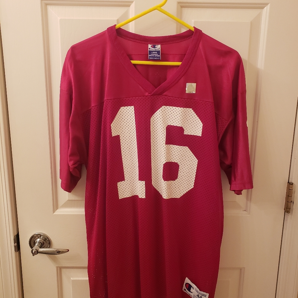 Men's Champion Arizona Cardinals Jake Plummer #16 NFL Football Jersey Size L 44